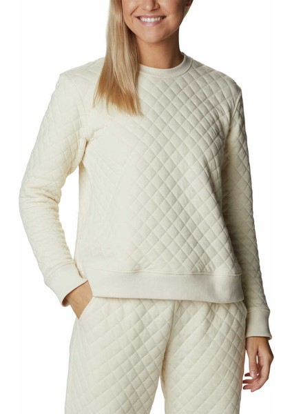 Lodge Quilted Crew Kadın Polar Üst