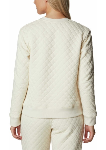 Lodge Quilted Crew Kadın Polar Üst fiyatları