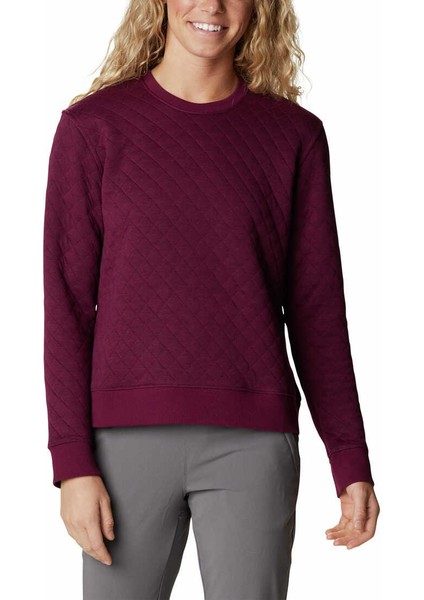 Lodge Quilted Crew Kadın Polar Üst