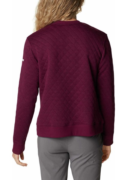 Lodge Quilted Crew Kadın Polar Üst fiyatları