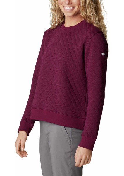 Lodge Quilted Crew Kadın Polar Üst indirimleri