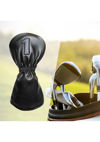 Wood Head, Woods Driver Fairway Hibrit Koruma Golf Kulübü Headcover Mavi Siyah Kimse fırsatları