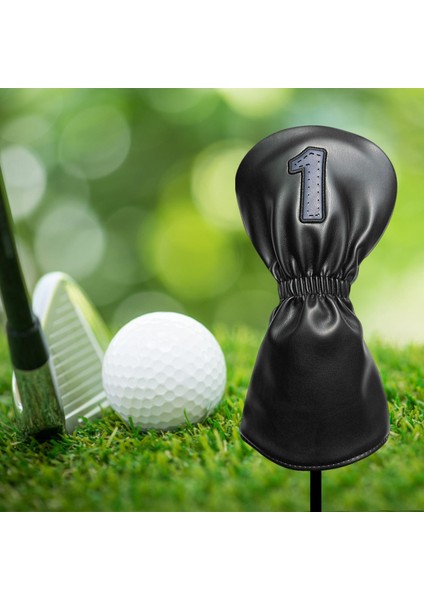 Wood Head, Woods Driver Fairway Hibrit Koruma Golf Kulübü Headcover Mavi Siyah Kimse indirimleri