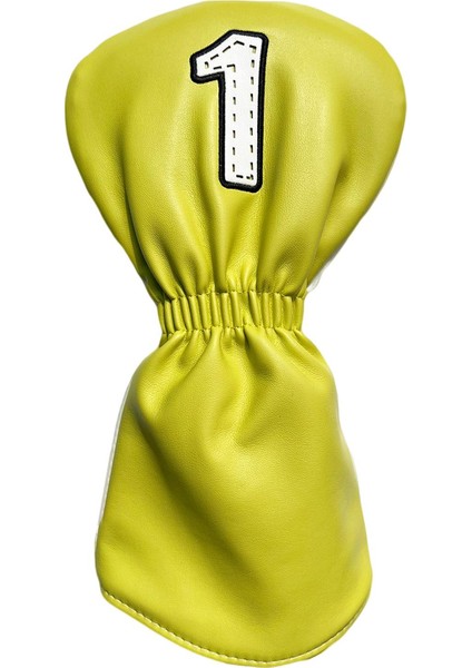 Wood Head, Woods Driver Fairway Hibrit Koruma Golf Kulübü Headcover Sarı Kimse