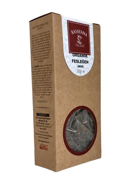 Organik Mor Fesleğen (Baharatlık) 30 gr