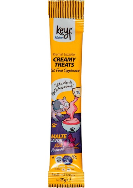 Malt Aromalı Creamy Treat 4 Adet 15 gr
