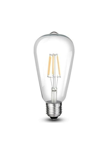 8 Watt 640 Lümen E27 Duylu Beyaz Işık Filament Ampul (CT-4353)