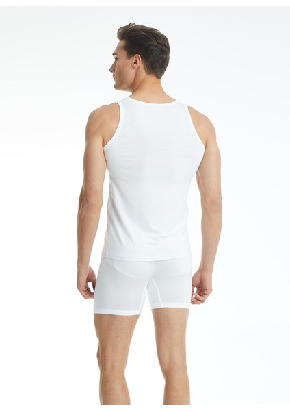 Black Spade 9305 %94 Modal Kumaş Silver Serisi Atlet Beyaz modelleri