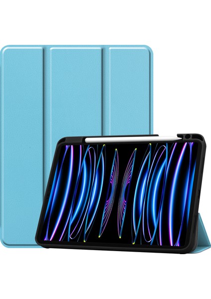 Apple iPad Pro 11 (2022) Için Manyetik Katlanır Standlı Tablet Kılıfı (Yurt Dışından)