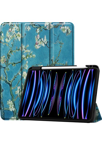 Apple iPad Pro 11 (2022) Için Manyetik Katlanır Standlı Tablet Kılıfı (Yurt Dışından)