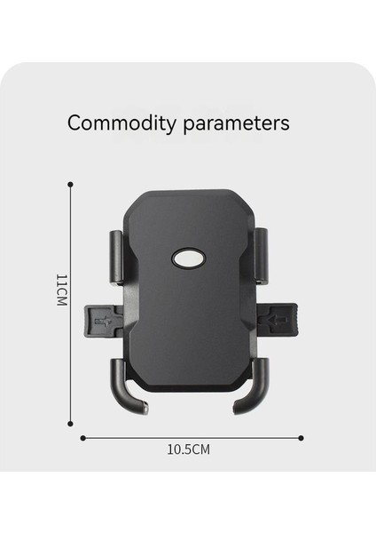Bisiklet Motosiklet Düşme Önleyici Sarsıntı Önleyici Telefon Tutucu (Yurt Dışından)