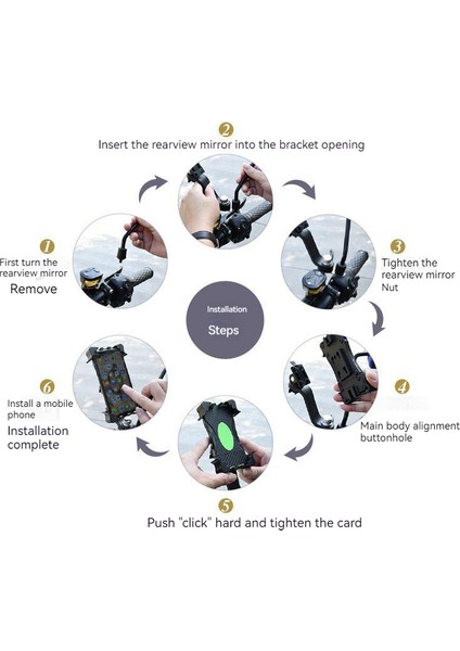 Açık Binme Motosiklet Bisiklet Telefon Tutacağı (Yurt Dışından) fiyatları