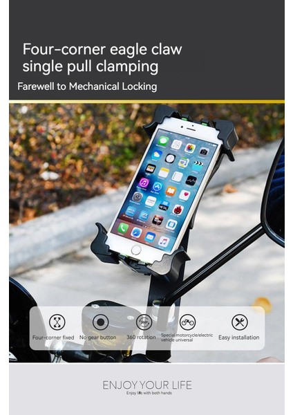 Açık Binme Motosiklet Bisiklet Telefon Tutacağı (Yurt Dışından) indirimleri