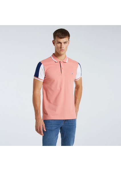 Erkek Pembe Classic Fit Kisa Kollu Polo KC25603T.6GA