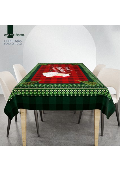 Yılbaşı & Christmas Desen Baskılı Dekoratif Masa Örtüsü