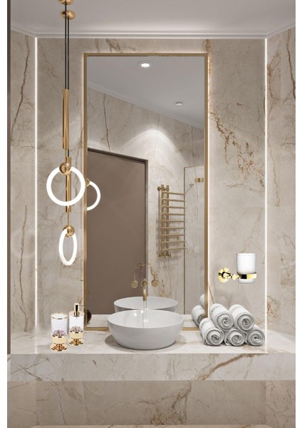 Purity Diş Fırçalık Organizer Altın Gold Paslanmaz- Pirinç 140113002A