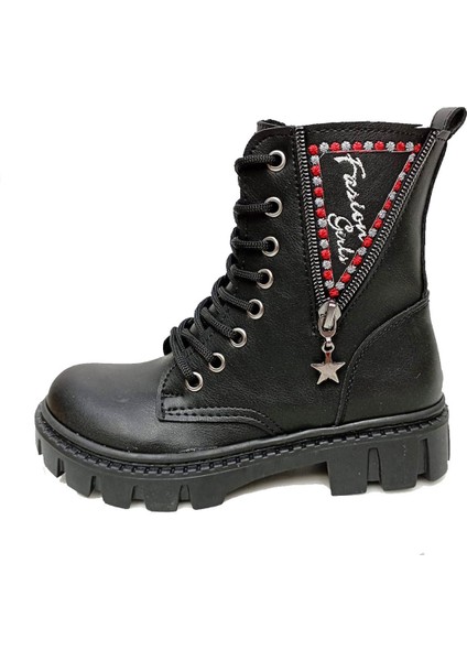 Fix Kids 9604 Deri Trend Fashion Kız Çocuk Bot modelleri