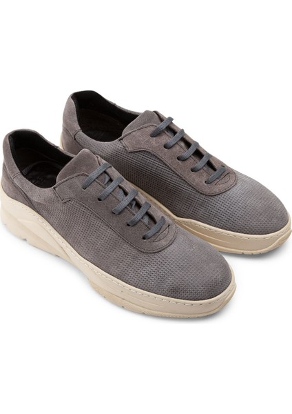 Hakiki Süet Gri Sneaker Erkek Ayakkabı fiyatları