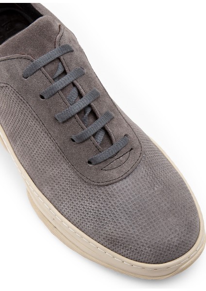 Hakiki Süet Gri Sneaker Erkek Ayakkabı indirimleri