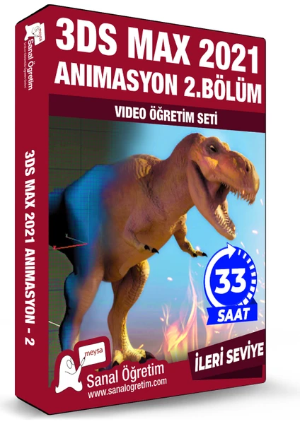 Sanal Öğretim 3ds Max 2021 Animasyon 2.bölüm Video Ders Eğitim Seti