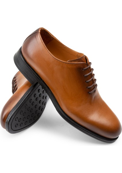 Hakiki Deri Taba Rengi Klasik Erkek Ayakkabı modelleri