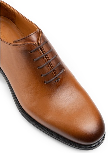 Hakiki Deri Taba Rengi Klasik Erkek Ayakkabı indirimleri