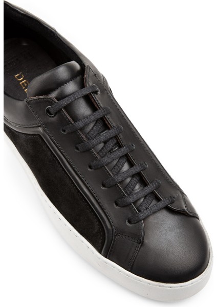 Hakiki Süet Siyah Sneaker Erkek Ayakkabı indirimleri