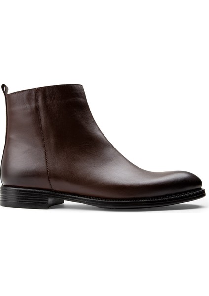 Hakiki Deri Kahverengi Erkek Bot