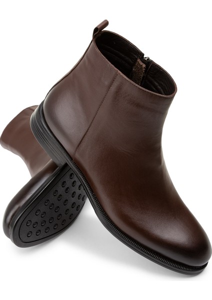 Hakiki Deri Kahverengi Erkek Bot modelleri