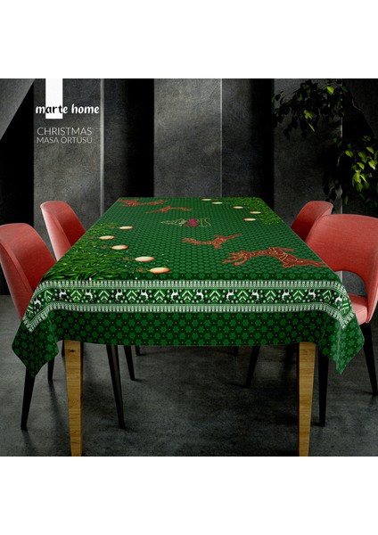 Yılbaşı & Christmas Desen Baskılı Dekoratif Masa Örtüsü fiyatları