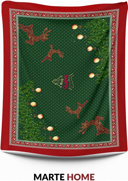Yılbaşı & Christmas Desen Baskılı Dekoratif Masa Örtüsü modelleri