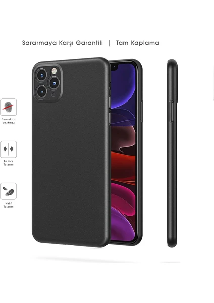 Kip GSM Iphone 11 Pro Mat Kılıf, Pürüzsüz Sararmaz Ultra Ince