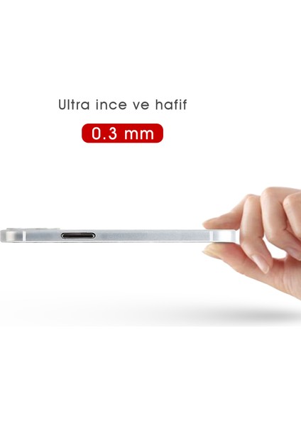 Iphone 12 Mat Kılıf, Pürüzsüz Sararmaz Ultra Ince