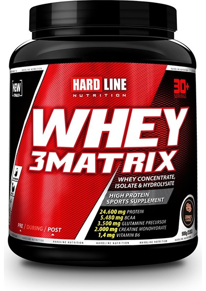 Hardline Whey 3 Matrix 908 gr Cookies (Kurabiye Aromalı)