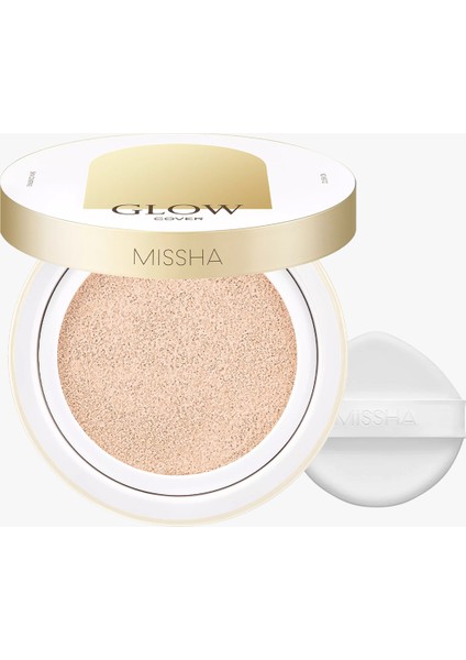 Işıltılı ve Cam Cilt Görünüm Sunan Hafif Dokulu Cushion SPF40++ Glow Cushion (No.21P)