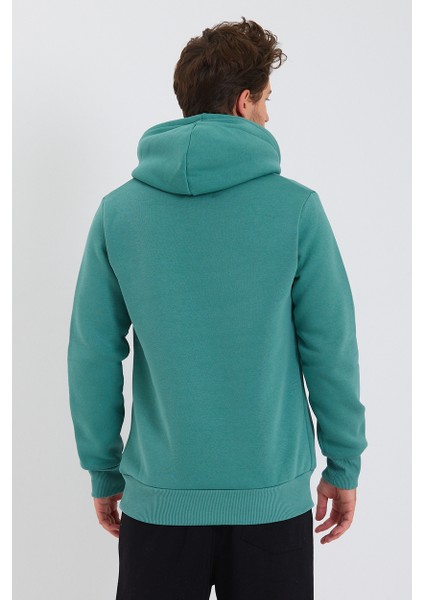Kapüşonlu Kanguru Cepli Baskılı Sweatshirt fiyatları