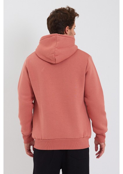 Kapüşonlu Kanguru Cepli Baskılı Sweatshirt fiyatları