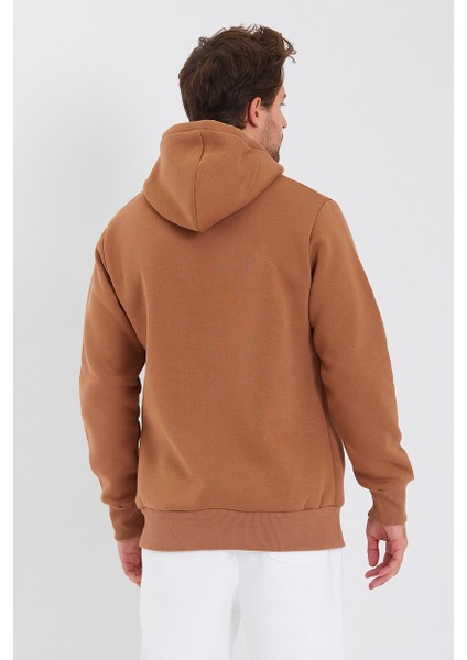 Kapüşonlu Kanguru Cepli Baskılı Sweatshirt fiyatları