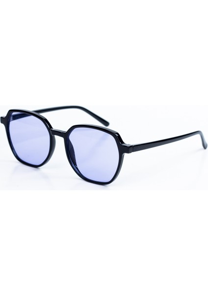 BD21 Siyah Güneş Gözlüğü ( Mor Cam )