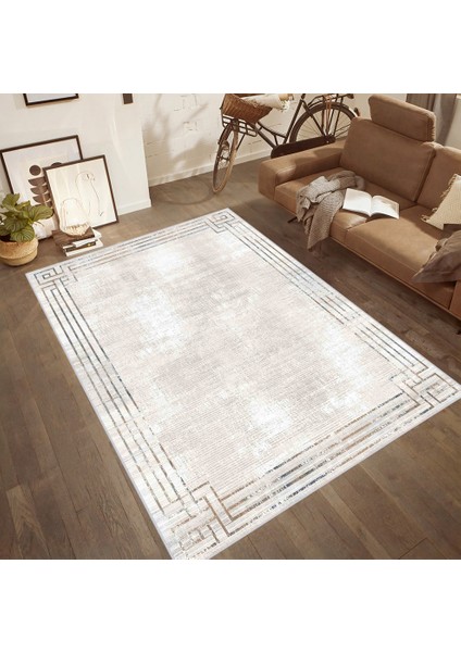 Dijital Baskı Yıkanabilir Kaymaz Taban Salon Halısı RVG0442