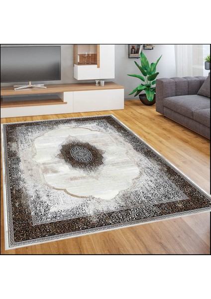Dijital Baskı Yıkanabilir Kaymaz Taban Salon Halısı RVG0443