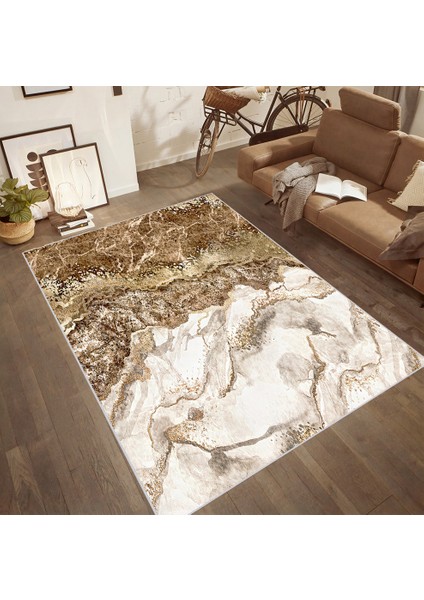 Dijital Baskı Yıkanabilir Kaymaz Taban Salon Halısı RVG0448