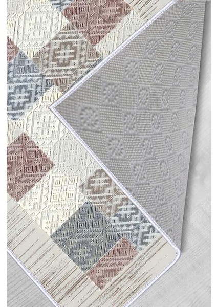 Dijital Baskı Yıkanabilir Kaymaz Taban Salon Halısı RVG0452 modelleri