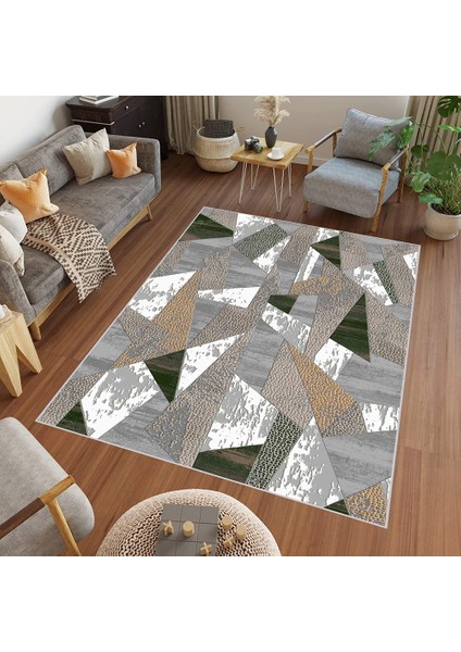 Dijital Baskı Yıkanabilir Kaymaz Taban Salon Halısı RVG0456