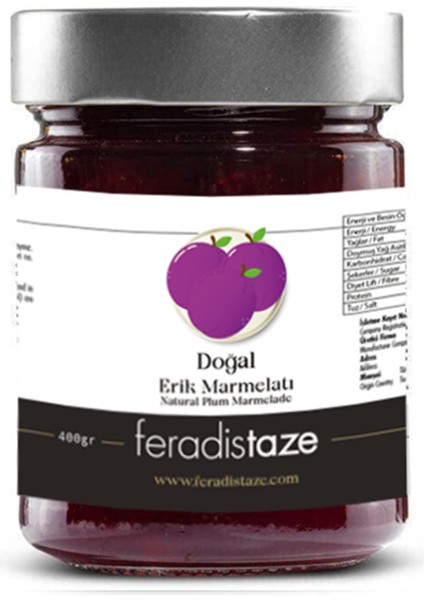 Feradistaze Doğal Katkısız Erik Marmelatı 400 gr