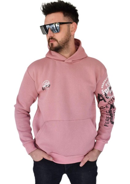 Erkek Oversize Kapüşonlu Sweatshirt 6738 BGL-ST02311