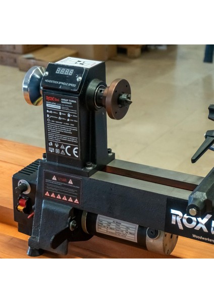 Rox Wood Row Wood 0179 Devir Ayarlı Ahşap Torna Makinası 750 Watt