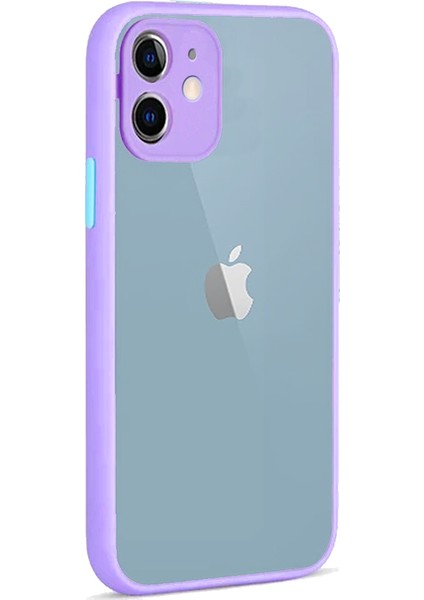 Apple Iphone 12 Mini Montreal Arkası Şeffaf Sert Silikon Kılıf
