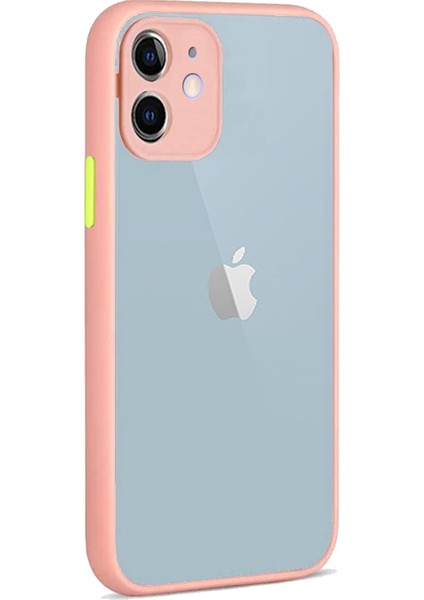 Apple Iphone 12 Montreal Arkası Şeffaf Sert Silikon Kılıf