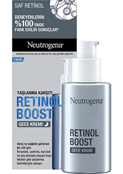 Neutrogena Retinol Boost Gece Kremi Antiaging